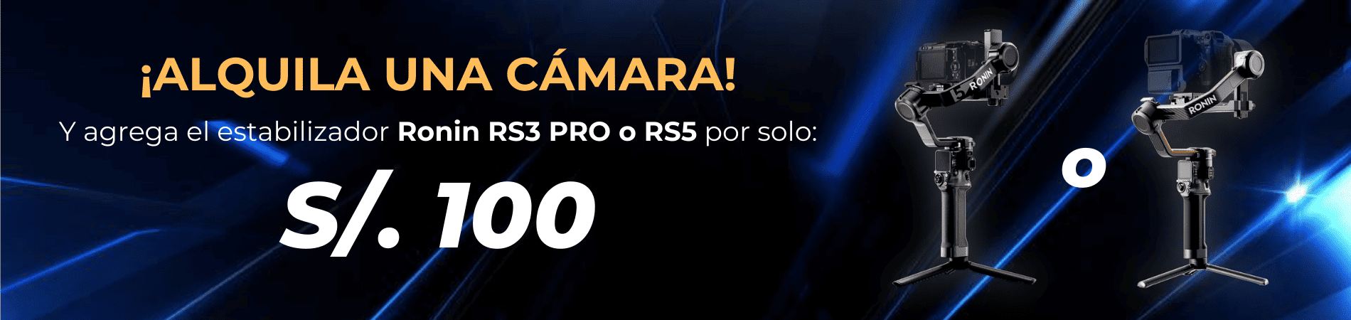 alquiler audiovisual lima peru ronin rs 5 dji estabilizador promocion descuento
