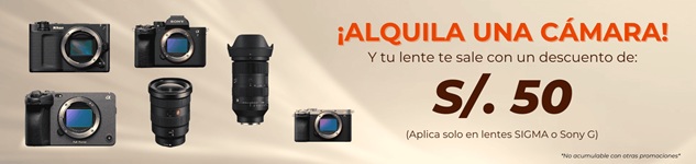 alquiler camara lente audiovisual e2 e2peru lima