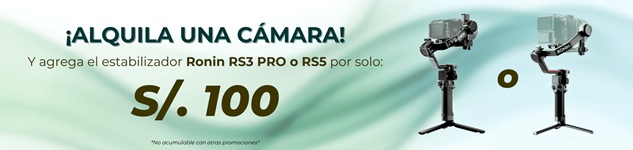 alquiler audiovisual lima peru ronin rs 5 dji estabilizador promocion descuento