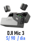 dji mic 3 alquiler renta rental audiovisual e2 e2peru lima peru equipos sonido camaras