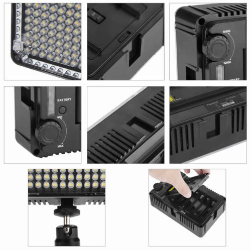 luz led aputure al-h198 e2peru alquiler