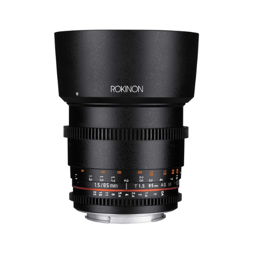 alquiler rokinon cine ds 85mm t1.5 optica lente e2peru