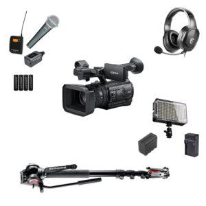 alquiler combo reportero kit pack video lima peru audiovisual e2 e2peru rental