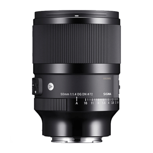 alquiler optica lente sigma art sony 50 50mm full frame lima peru e2 e2peru rental