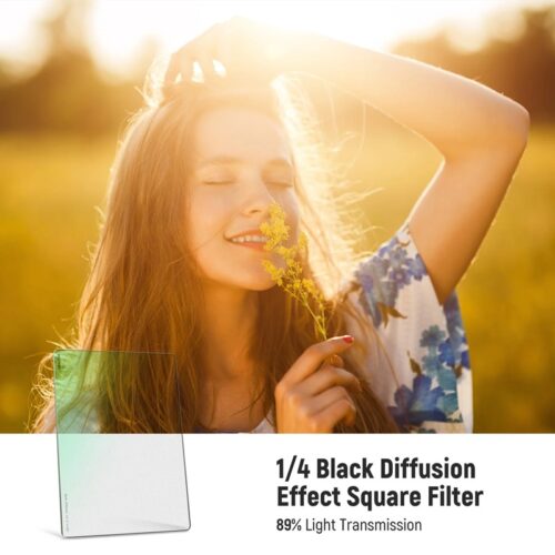 alquiler filtro black mist 1/4 cuadrado rectangular 4x5.65 5.65 diffusion neewer