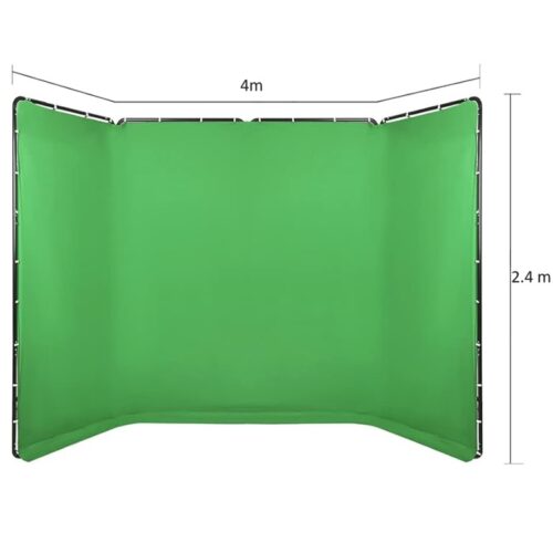 alquiler fondo croma chroma verde green screen portatil ligero desmontable desarmable rental audiovisual lima peru e2 e2peru