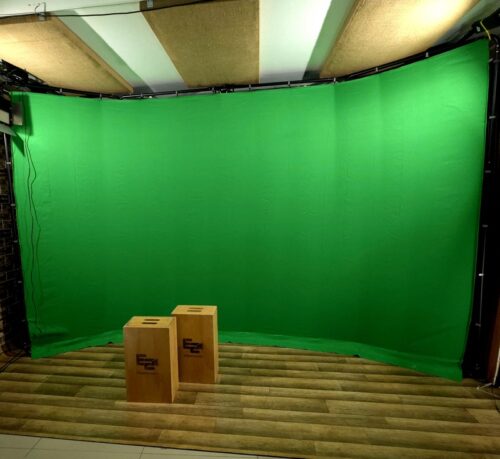 alquiler fondo croma chroma verde green screen portatil ligero desmontable desarmable rental audiovisual lima peru e2 e2peru