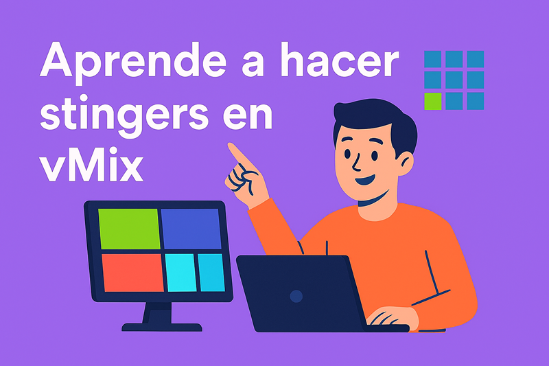 stinger gt vmix v mix 101 tutorial curso review audiovisual lima peru e2 e2peru