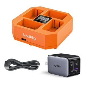 cargador de bateria multiple smallrig baterías cargador cable cubo ugreen filmmaker audiovisual rental e2peru alquiler equipos cargador baterias np