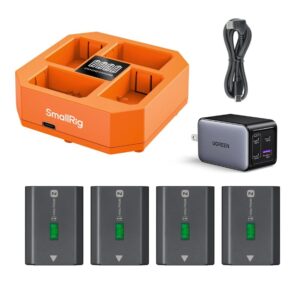 cargador de bateria multiple smallrig baterías cargador cable cubo ugreen filmmaker audiovisual rental e2peru alquiler equipos cargador baterias np