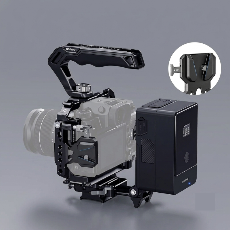 Placa de Batería V-Mount Plegable NEEWER para camara - Imagen 3