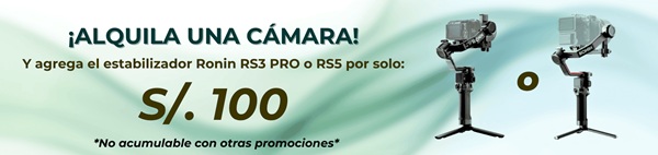 alquiler ronin camara descuento audiovisual rental e2 e2peru peru lima