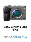 alquiler sony fx5 fx5b cinema rental audiovisual camara e2 e2peru lima peru